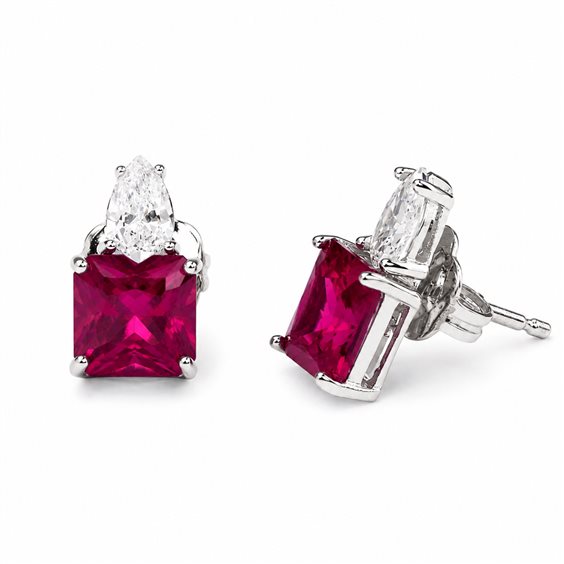 Orecchini Ultima Edizione Donna Rosso in Argento OAO7318 ROSSO - OAO7318 ROSSO